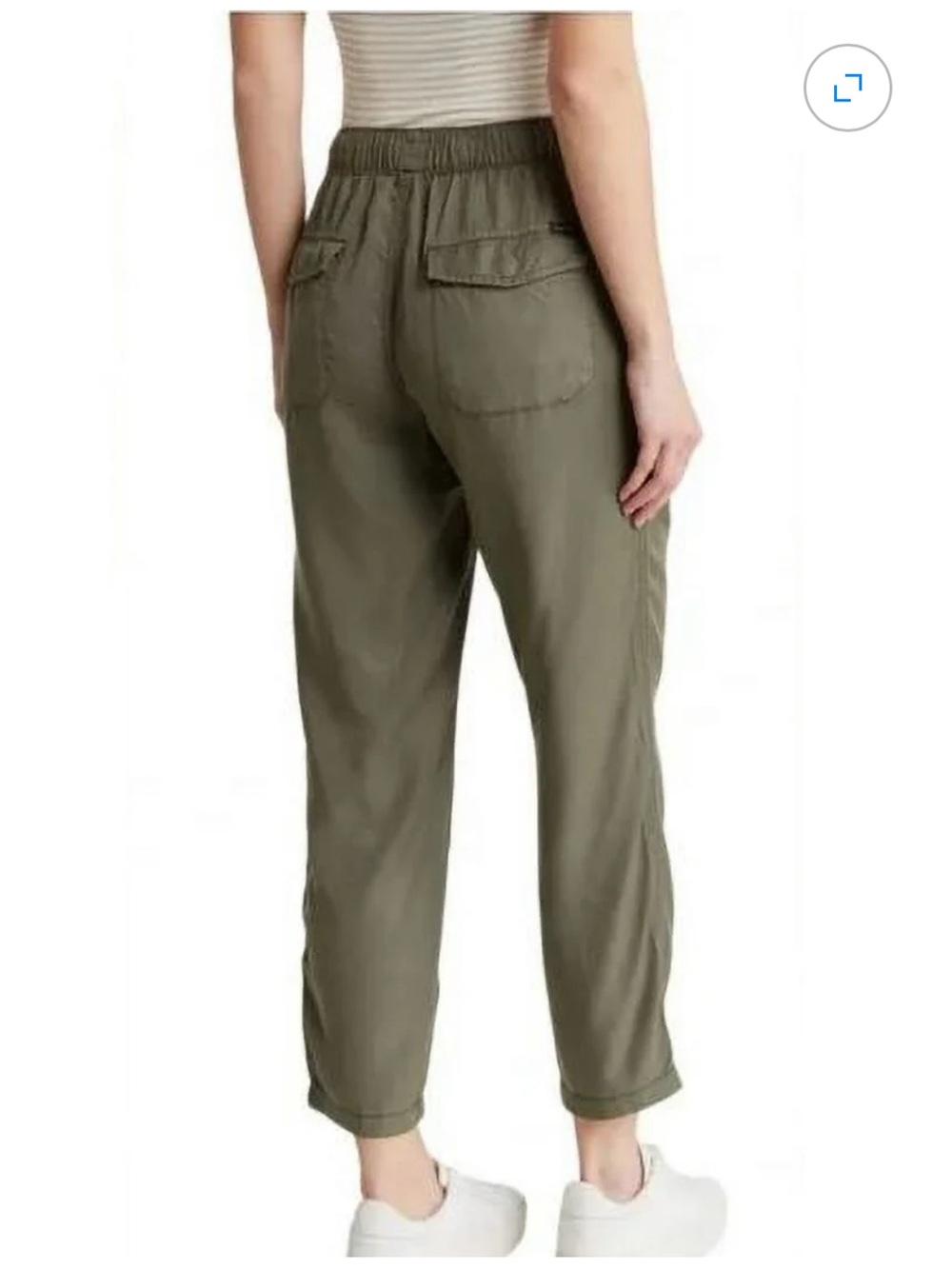 Sanctuary Women's Go Easy Pull-on Pants in Pine Green - Picture 2 of 7